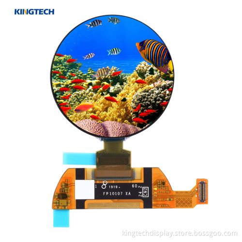 All View Angle 1.39 Inch 454x454 Round AMOLED